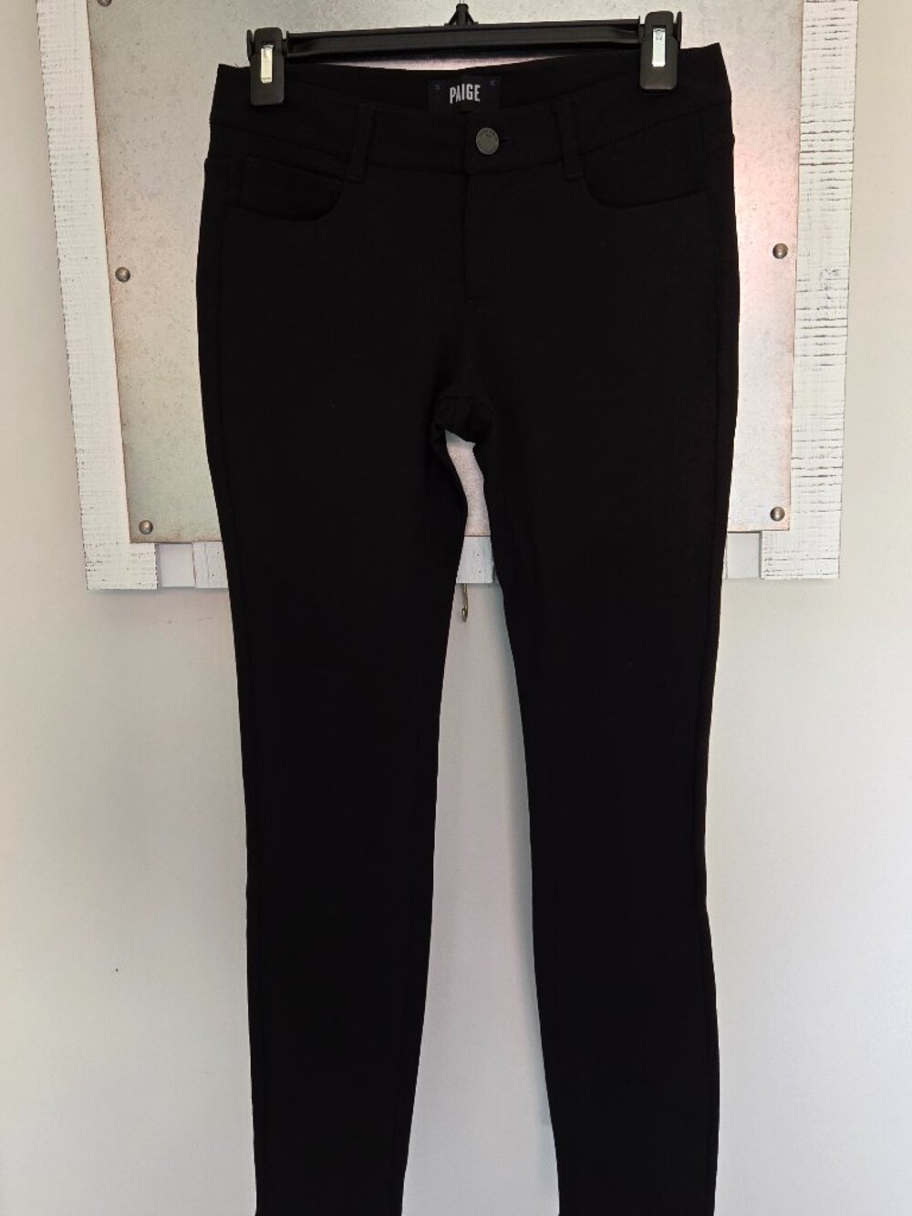 PAIGE Black Stretch Skinny Pants Size 26